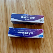 Blue White Squid PRO White Face Paint Stick - Waterproof Body Paint