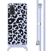Imoshion SilikonhüLle Design Mit Band Samsung Galaxy S20 - Animal Lila