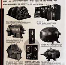 1936 Westinghouse Industrial Machinery Advertisement Automotive Electrical F15B