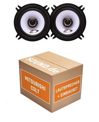 Lautsprecher Boxen vorne Alpine SXE-1325S für Mitsubishi Colt Z30 2x Tief-Mittel