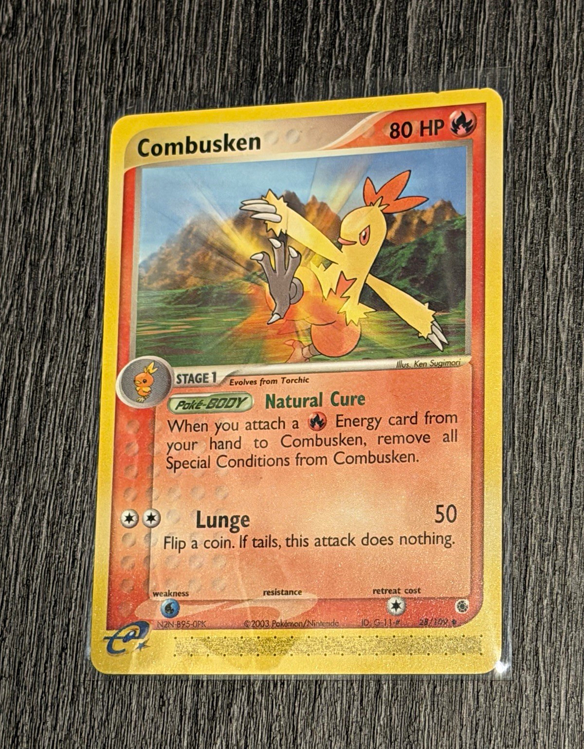 Pokemon TCG Combusken 28/109 EX Ruby & Sapphire Uncommon Regular
