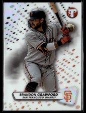2023 Topps Pristine #214 Brandon Crawford Refractor