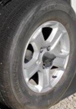 18-23 Jeep Wrangler 17x7-12 Aluminum 5 Spoke Wheel Oem Lkq