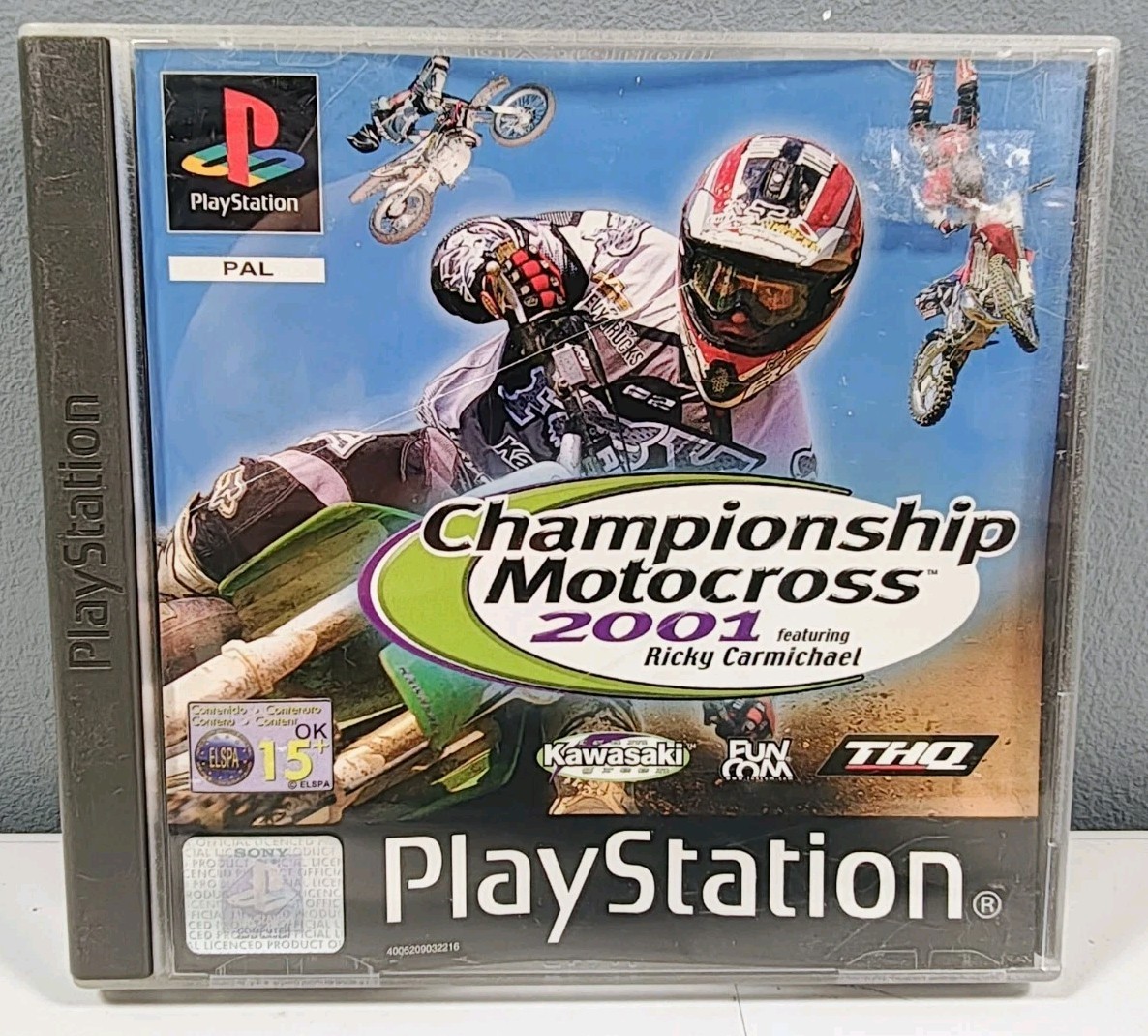 Championship Motocross 2001 Featuring Ricky Carmichael PAL Ps1 PlayStation 1