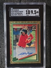 2025 Donruss Marcelo Mayer Optic Auto Gold Vinyl Prizm 1/1