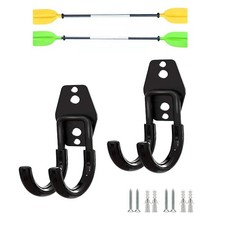 2Pcs Kayak Oars Holds Rack, Kayak Paddle Wall Hanger, Paddle Mount Hanger, ka...