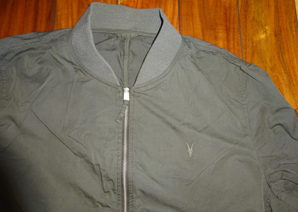 AllSaints Men's Bassett Bomber Jacket Olive $279 size XXL....NWOT - Image 2 of 4