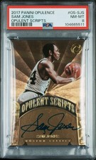 2017 PANINI OPULENCE OPULENT SCRIPTS #OS-SJS SAM JONES 6/35 PSA 8