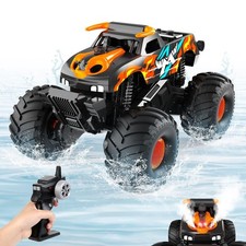 Remote Control Car Monster Truck Toys,4WD Waterproof Off-Road RC Cars for All...