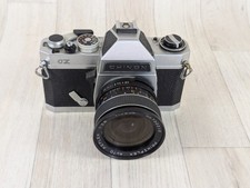 Chinon CX and Lens 35mm Film SLR vintage camera - Untested 