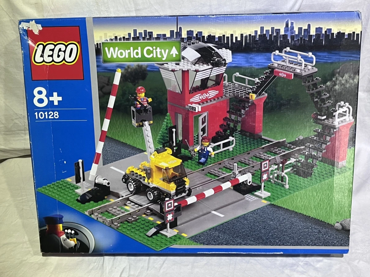 Lego Eisenbahn 9 Volt ,World City 10128 Bahnübergang, NEU, —Rarität—