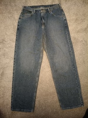 Lee Herren Latzhose Baggy Loose Fit Denim Jeans 34 x 32 NEU
