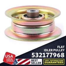 New Flat Idler Pulley For Craftsman 917203780 917250220 42 46 48 Deck 2006-13