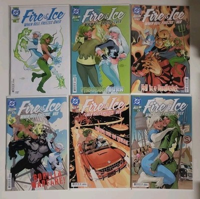 FIRE & ICE: WHEN HELL FREEZES OVER (2025) #1-6 VF+ COMPLETE SERIES SET DC COMICS