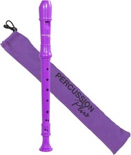 Percussion Plus PP1613 Colourful Soprano Descant Recorder, Purple