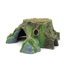 JIHAQUA Resin Large Turtle Tank Accessories Reptile Hideouts Cave Habitat...