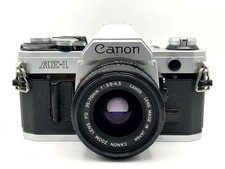 Canon AE-1 Silver Analog SLR Kit Set 35-70mm f/3,5-4,5 FD Lens Body