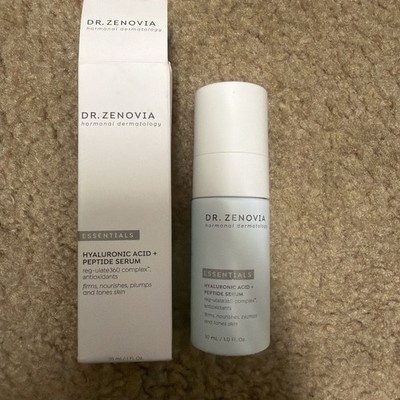 Dr. Zenovia Hormonal Skin Care Hyaluronic Acid & Peptide Serum 1oz FULL SIZE