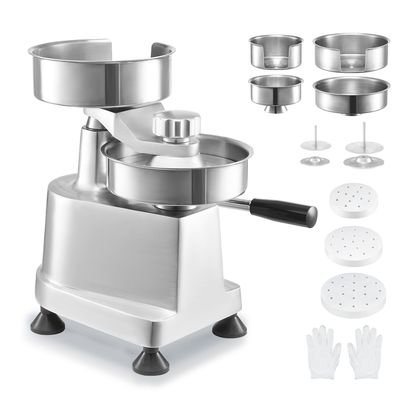 Presse à hamburger commerciale robuste en acier robuste pour boucherie et cuisine