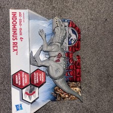 Jurassic World Bashers  Biters Indominus Rex 8" Long Action NEW Box Damage