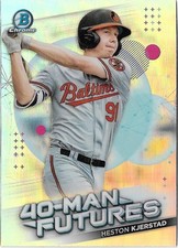 2021 BOWMAN CHROME BASEBALL 40-Man Futures #FMF-2 Heston Kjerstad MLB Mint