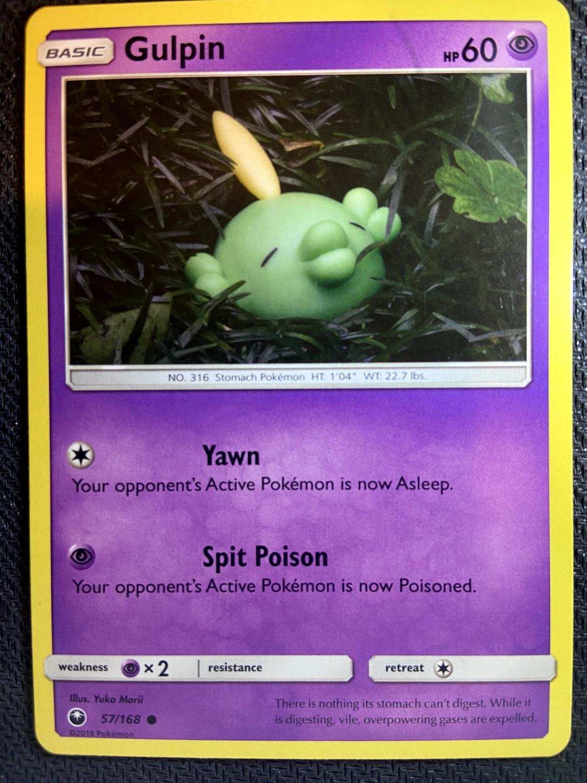 Gulpin 57/168 Celestial Storm Pokemon English Non Holo 2018