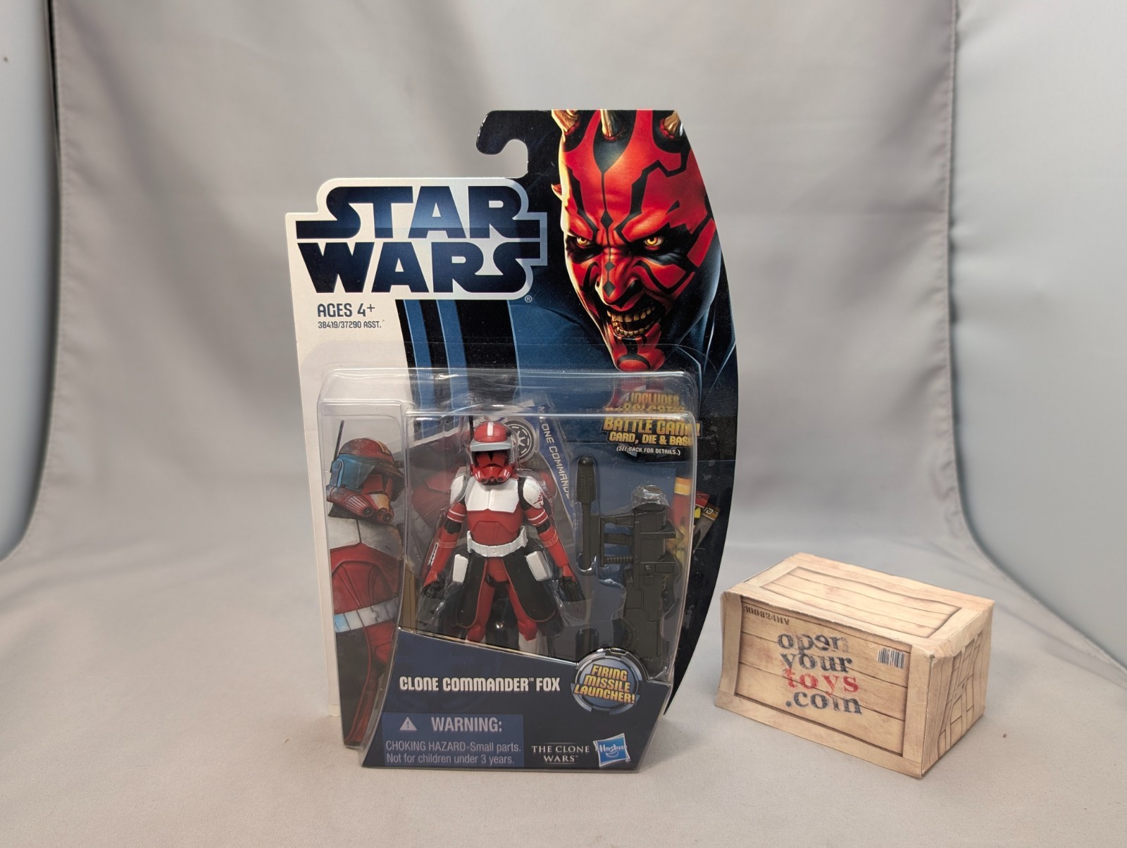 Brand New Star Wars The Clone Wars #CW18 Clone Commander Fox Figure