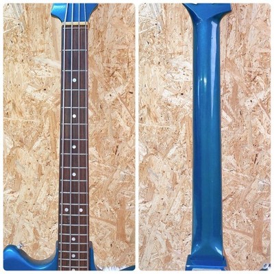 Electric Bass Guitar Teisco BS-101 1965 Vintage Short Scale Blue