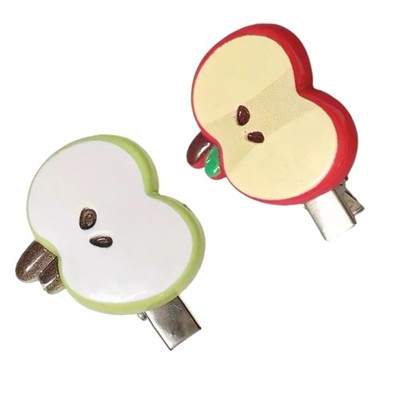 2pcs Fruit Hair Barrette Styling Accessories Comfortable Wear Hair Clip for Kids