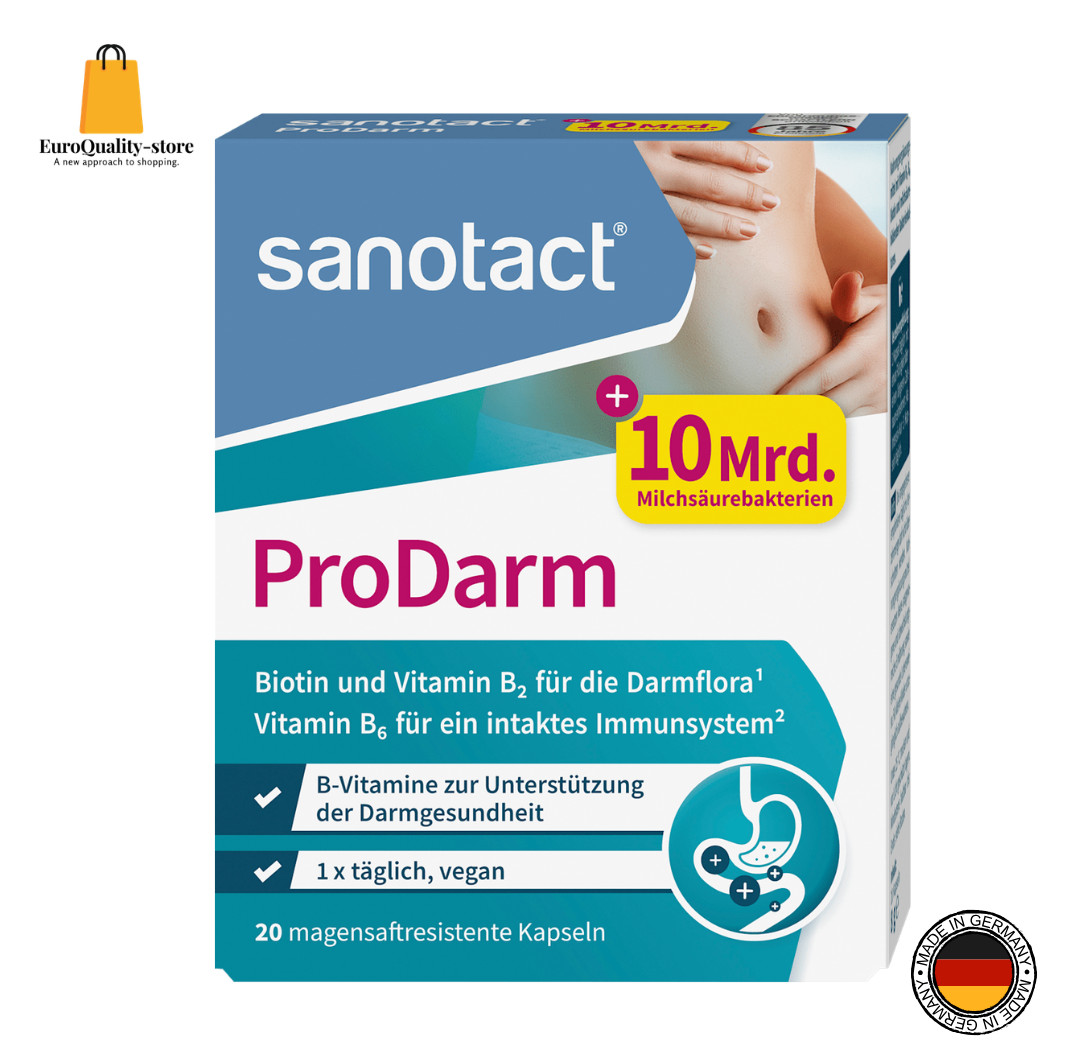 Flore Intestinale Protégée avec 3 Cultures Lactiques Sanotact ProDarm