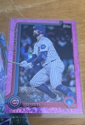 2025 Topps Update Series - Jon Berti #US139 Pink Holo Foil