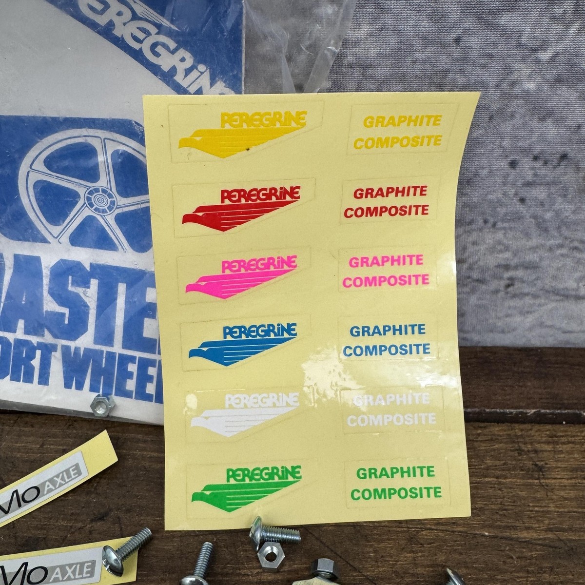 Vintage Peregrine Master Sport BMX Mag Wheel Parts NOS OGK Pads