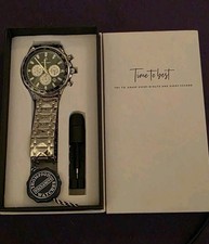 Thompson Exclusive Chronograph Watch Black Dial Tachymeter Steel