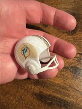 Vintage Miami Dolphins Mini football Helmet Gumball plastic NFL O.P.I.