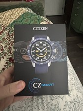 Citizen CZ Smart Touchscreen Blue Silicone Smart Watch 44MM MX1018-06X
