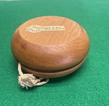 Yo Yo Wood Solid Walnut Wooden Exec U-Toy Working 3 7/8 Inch YoYo Toy String