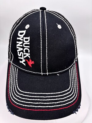 Duck Dynasty Black Trucker Hat A&E Adjustable Embroidered Cap