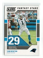 CAM NEWTON #2 2017 PANINI SCORE PANTHERS FANTASY STARS