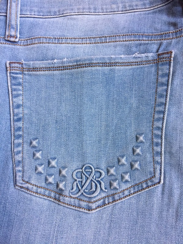 ROCK & REPUBLIC Capri JEANS Size: 10 (MEDIUM) New SHIP FREE Faded Cropped