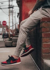 Nolac NWT Legacy Taper Chino JR Men XL (34 W x 30 Inseam)Zip Leg Joggers $110