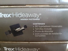 NEW - Trex Hideaway Universal Fastener Hidden Fasteners 90 pieces/50 SqFt Per bx