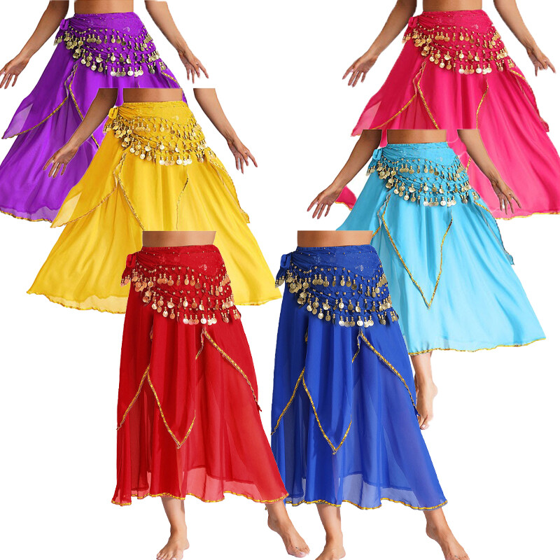 Women's Belly Dance Costume Chiffon Dancing Large Swing Dancing