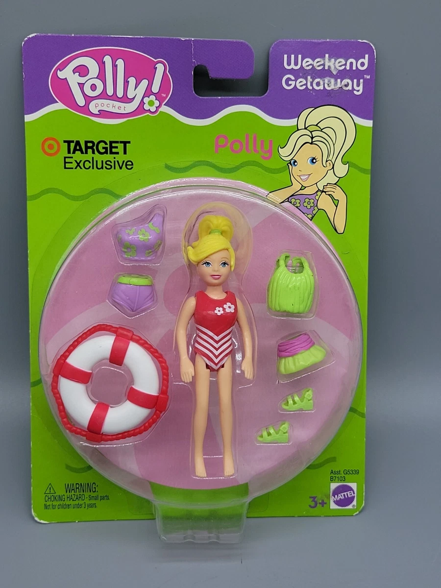 Vintage 2003 Polly Pocket Weekend Getaway Doll And Accessories New