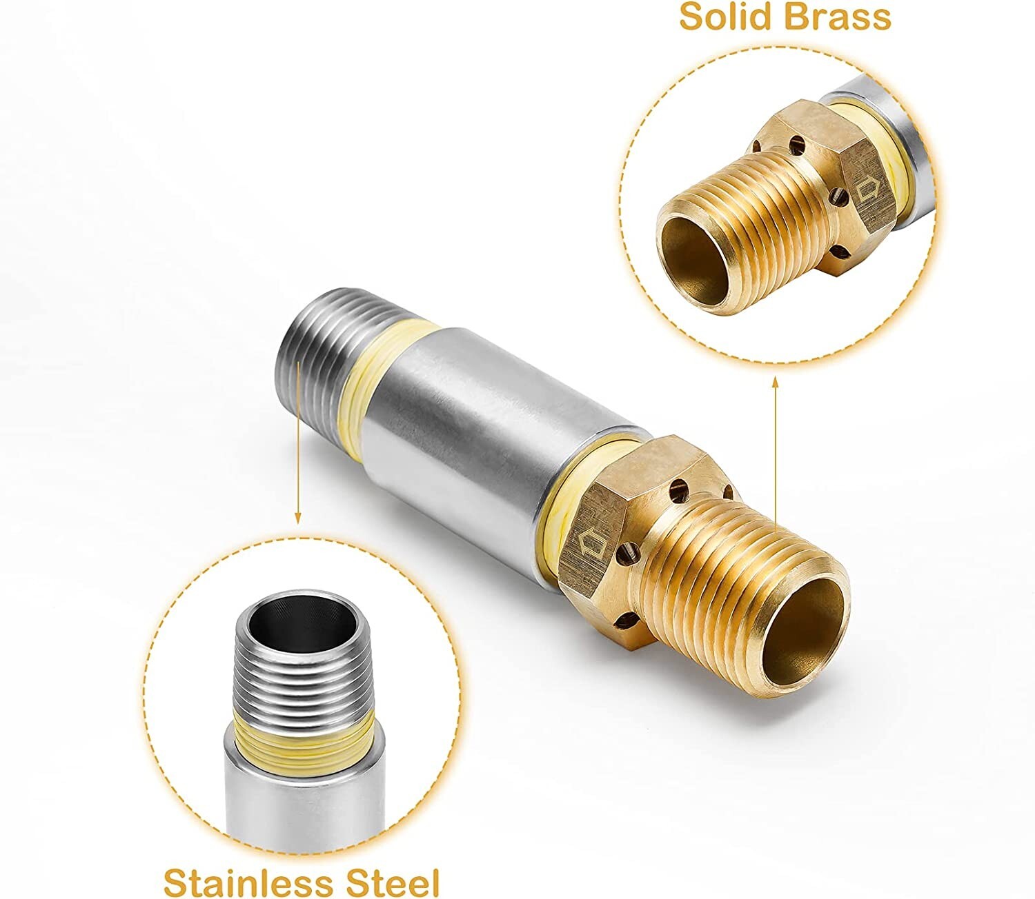 High Capacity 1/2" LP Propane Air Mixer Liquid Propane Fire Pits Air