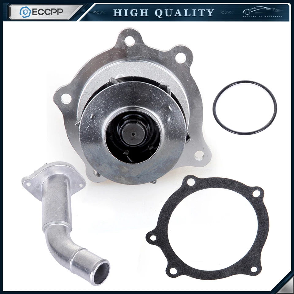 Water Pump Thermostat For Chevy Trailblazer GMC Envoy XL XUV Saab 9-7x 4.2L - Image 2 of 4