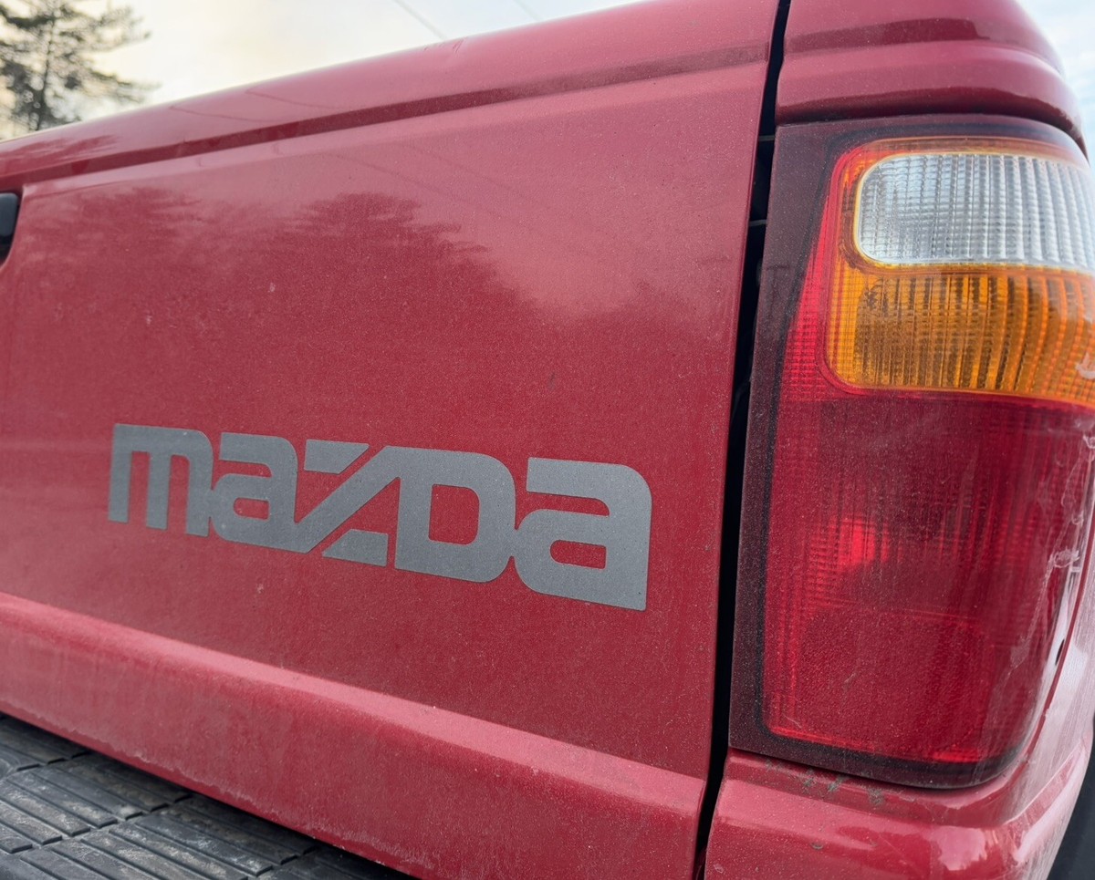 Silver Tailgate Sticker Decal for Mazda B4000 & Other B Pickup