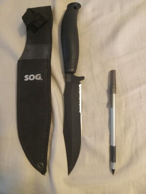 Authentic SOG Aura Seal Fixed Blade Knife | eBay