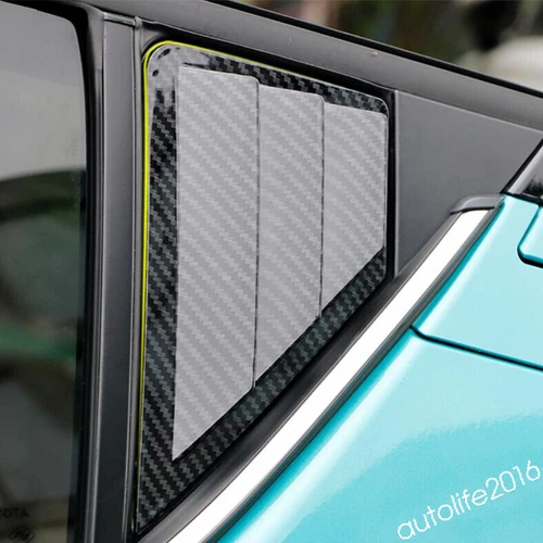 Accessories Rear Louver Window Windshield Wing Kit For Toyota C-HR CHR 2016-2021