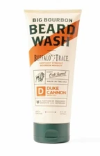 Duke Cannon Big Bourbon Buffalo Trace Straight Whiskey Beard Wash Oak Barrel 6oz