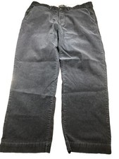 Vintage Polo Ralph Lauren Corduroy Pants Mens 38x30 Navy Blue Casual Flat Front